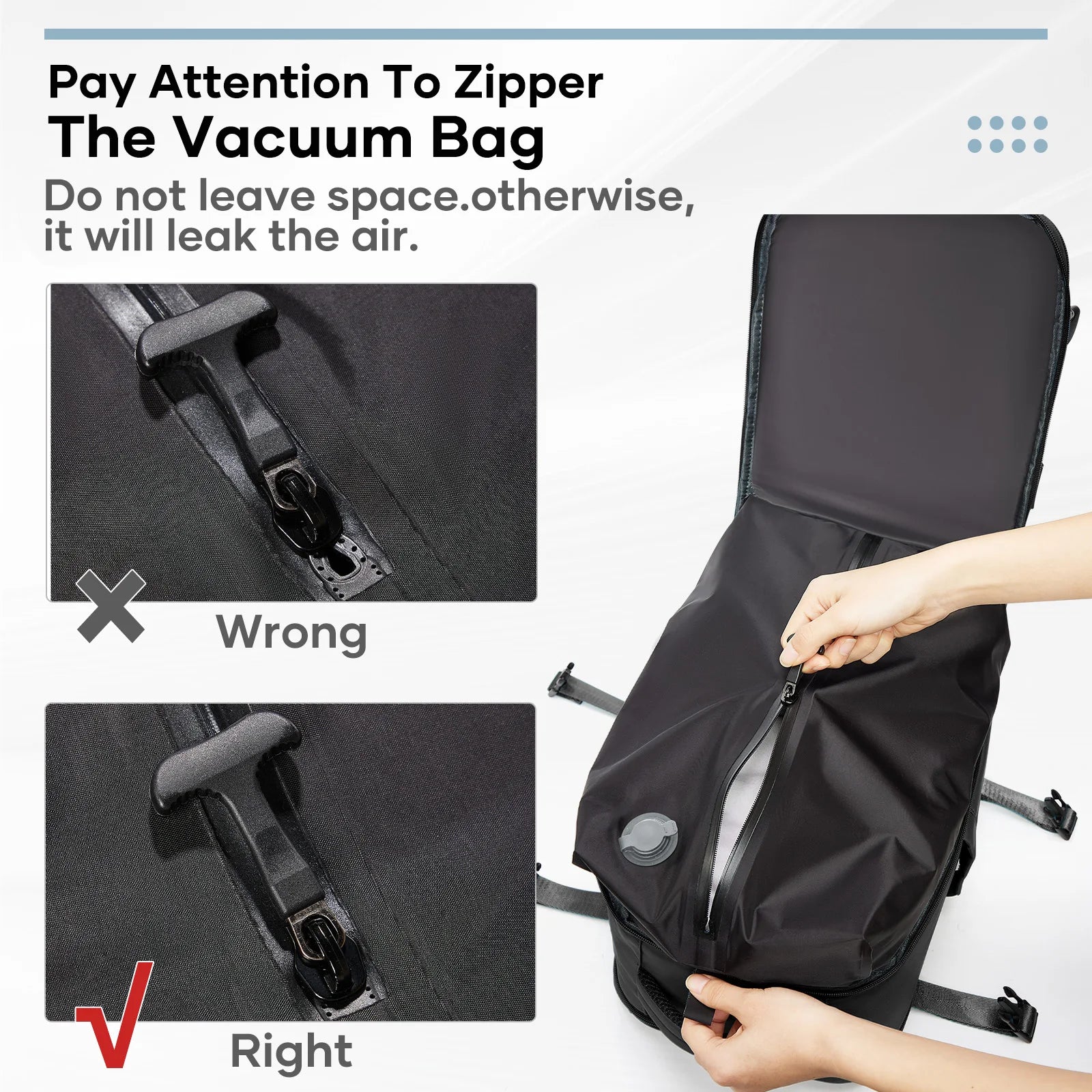 AirVault™ – Handbagage Rugzak met Innovatief Compressiesysteem